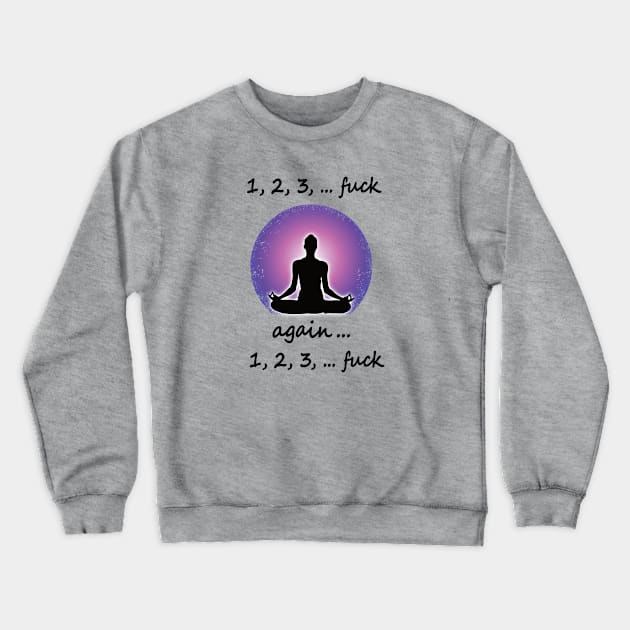 Meditation Breath Yoga Gift Crewneck Sweatshirt by Anassein.os